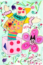 Evelyn's Birthday Card at 90 4 X 6 